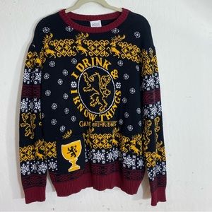 Game of Thrones The Iron Anniversary long sleeve sweater size XXL 100% cotton